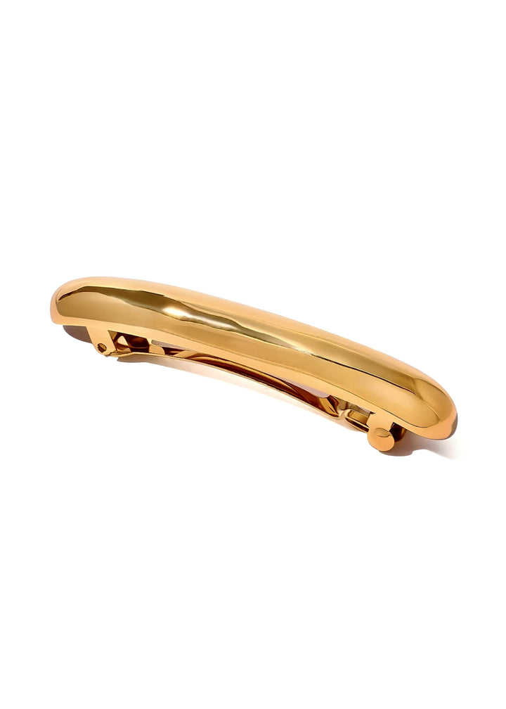 18K Gold Plated Classic Bar Barrette