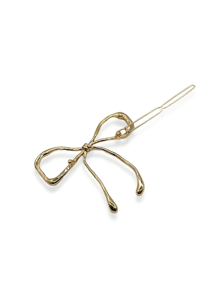 Metal Bow Barette