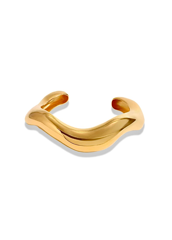 18K Gold Plated Bangle Bracelet