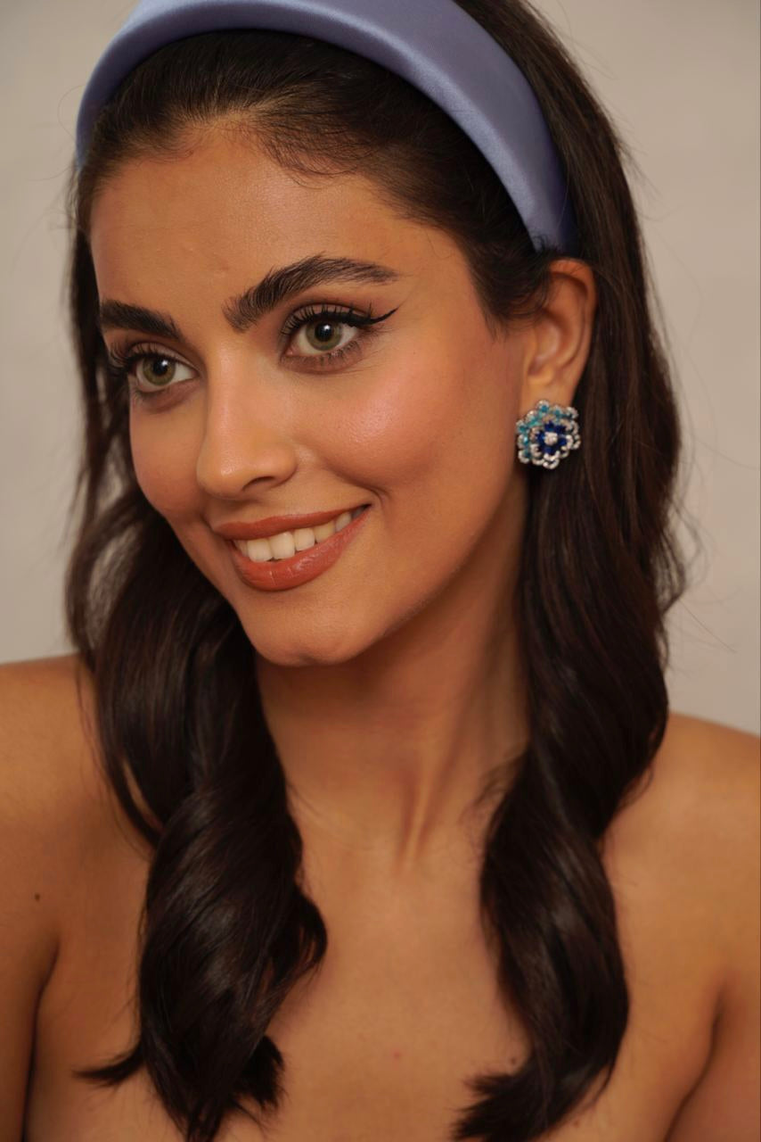 Camilla Blue Stud Earrings