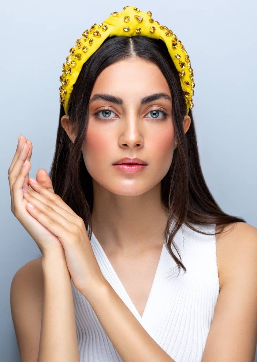 Estella Cotton Headband Headband Luvertta Canary Yellow 