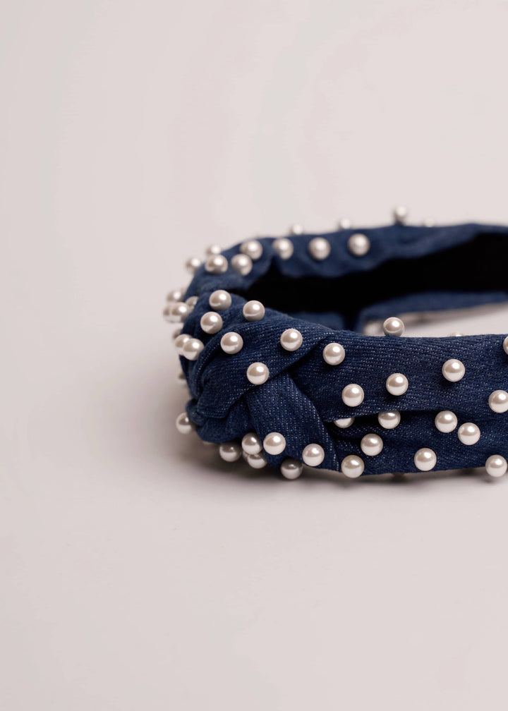 Megan Denim Headband Headband Luvertta 